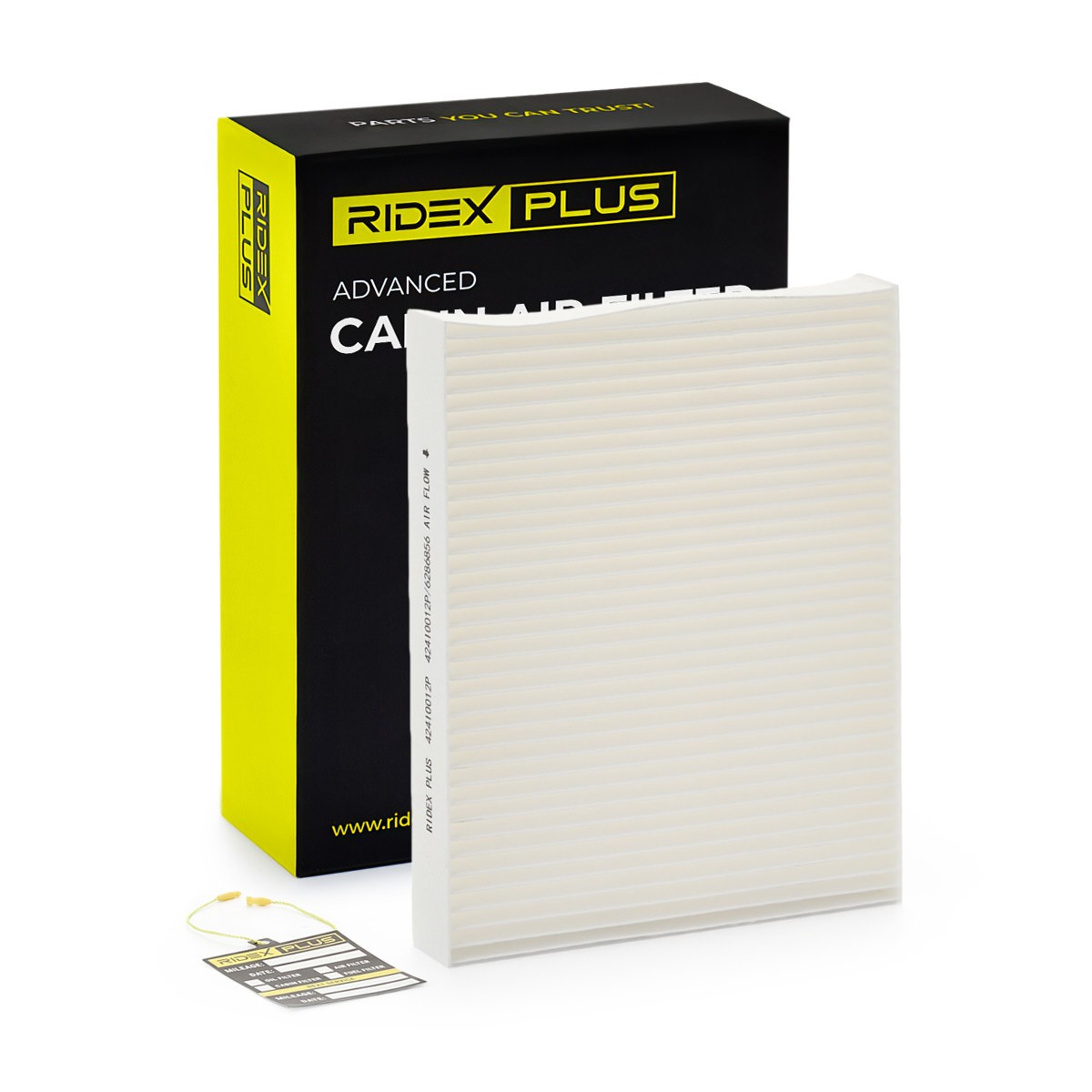 RIDEX PLUS 424I0012P: Filtrs, Salona telpas gaiss Svaigā gaisa filtrs