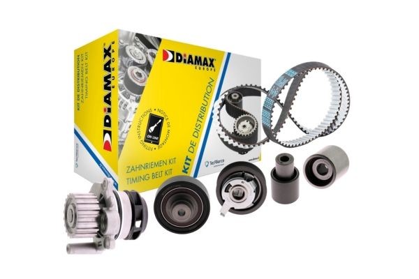 DIAMAX A6013WP: Kit de distribution + pompe à eau Nbr. dents: 141, avec goujon fileté