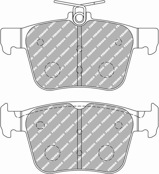 FERODO FCP4697W: Piduriklotsid taga