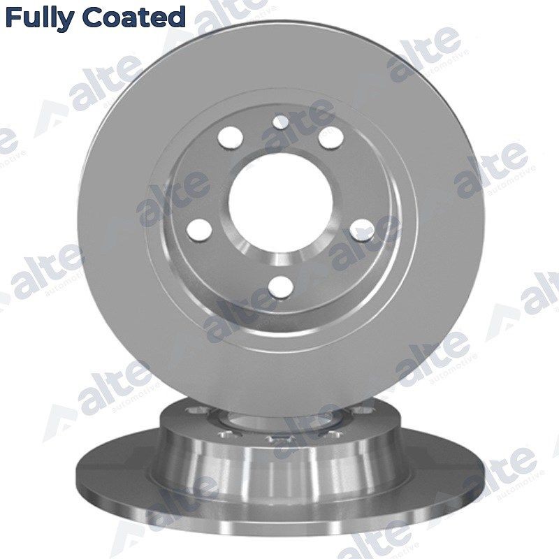 ALTE AUTOMOTIVE 128045FCAL: Stabdžių diskas galinė ašis, Ø: 268mm, visiškai, Ø: 268mm, padengta