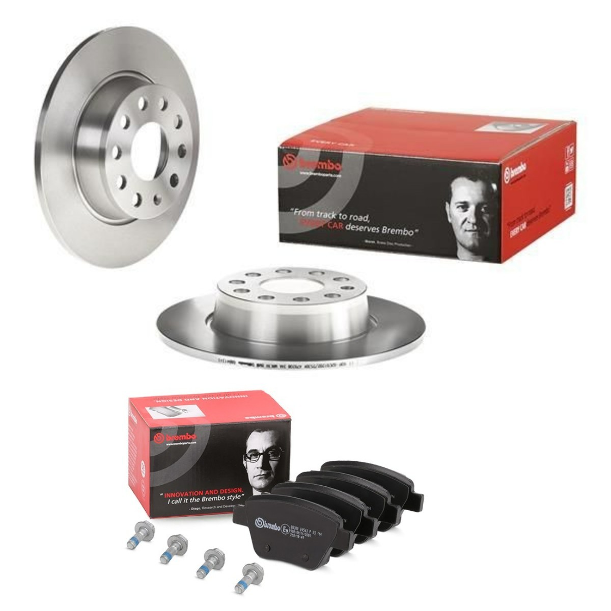 BREMBO BRB3405N0044: Pidurikomplekt, ketaspidur Ø: 272mm, täis