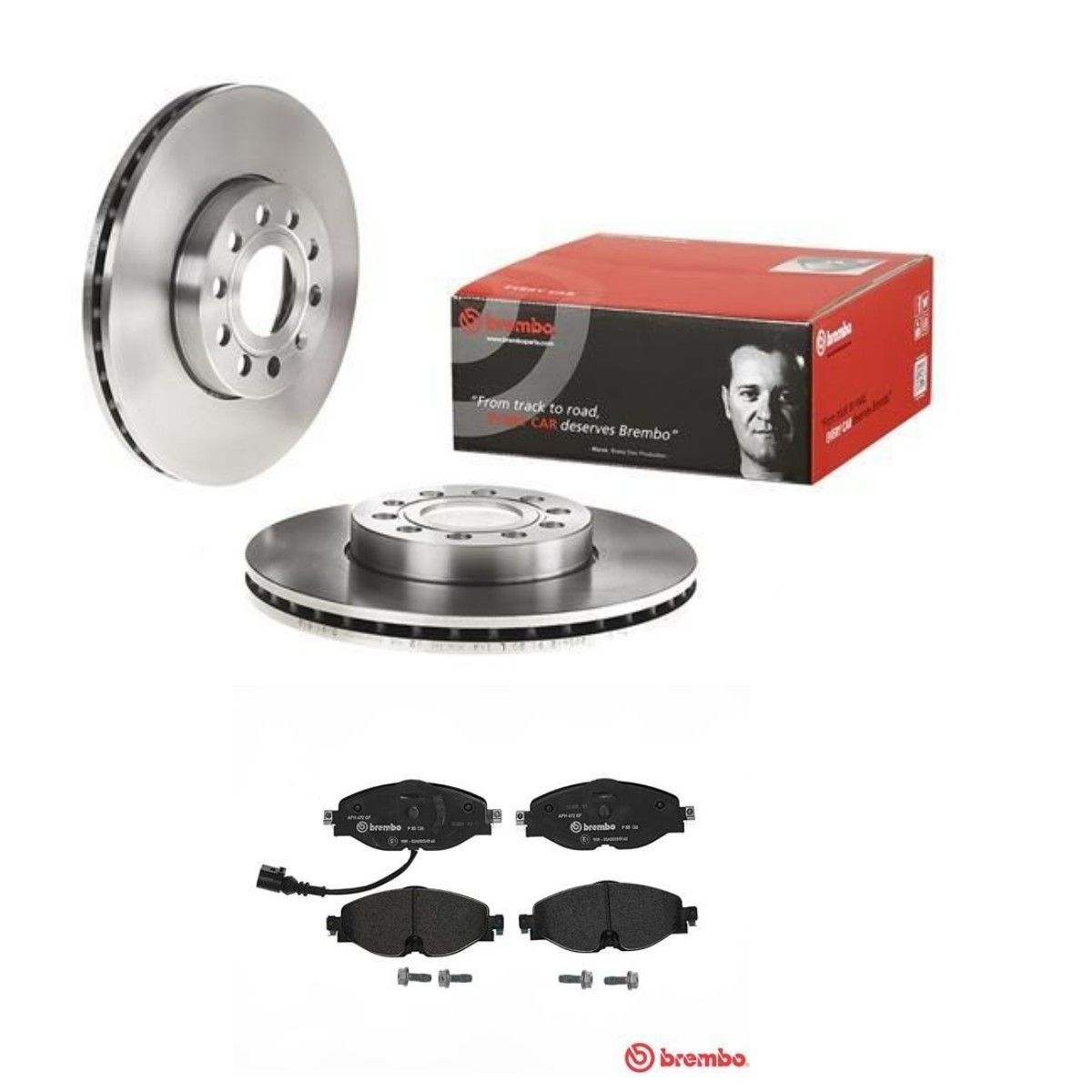 BREMBO BRB3405N0048: Pidurikomplekt, ketaspidur Ø: 288mm, sisemine õhutus Prime