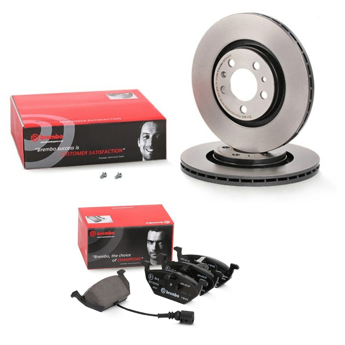 BREMBO BRB3405N0057: Souprava brzd, koutocova brzda R: 280mm, vnitřně větráno COATED DISC LINE