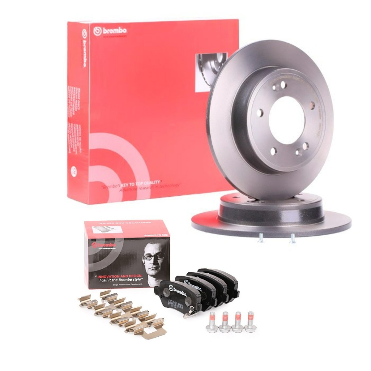 BREMBO BRB3405N0082: Pidurikomplekt, ketaspidur Ø: 262mm, täis COATED DISC LINE