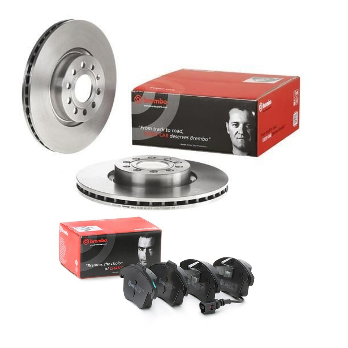 BREMBO BRB3405N0091: Souprava brzd, koutocova brzda R: 312mm, vnitřně větráno