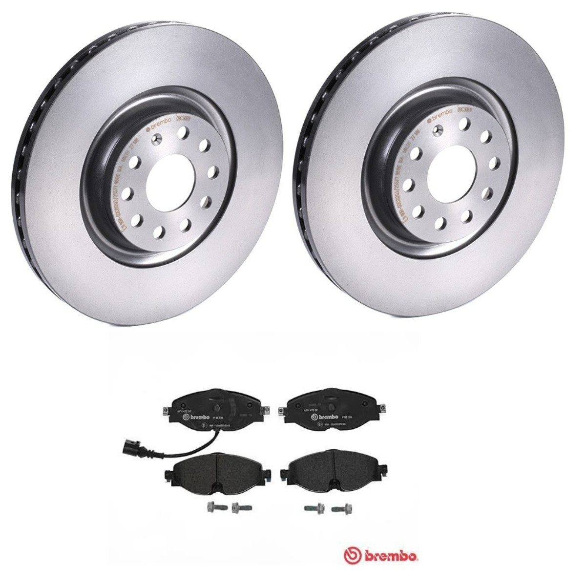 BREMBO BRB3405N0106: Σετ φρένων, δισκόφρενα Ø: 340mm, εσωτερικά αεριζόμενο