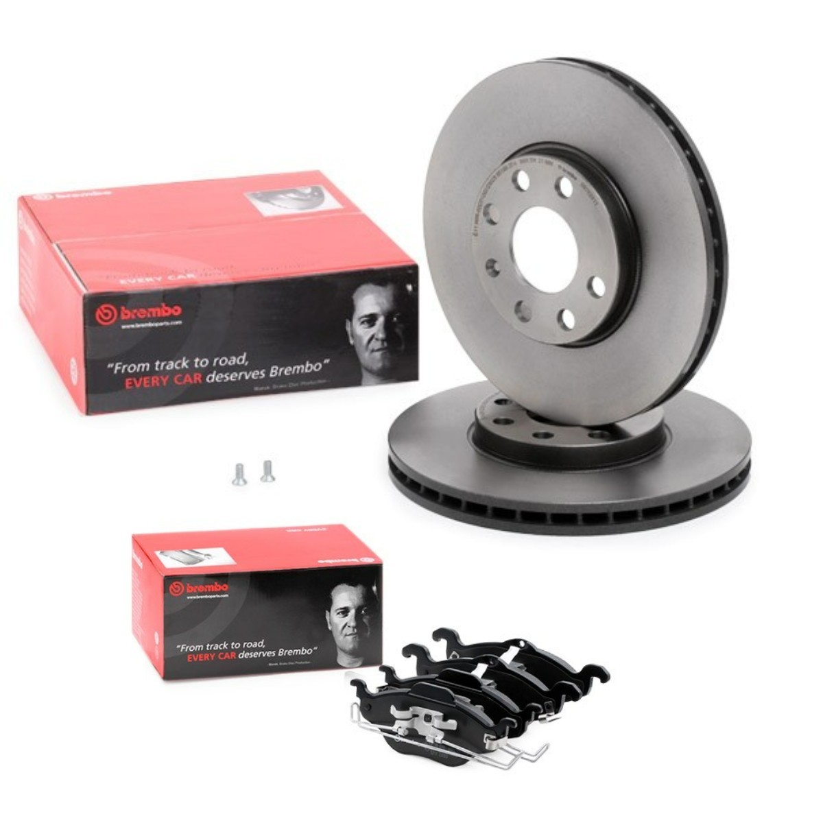 BREMBO BRB3405N0126: Pidurikomplekt, ketaspidur Ø: 256mm, sisemine õhutus COATED DISC LINE
