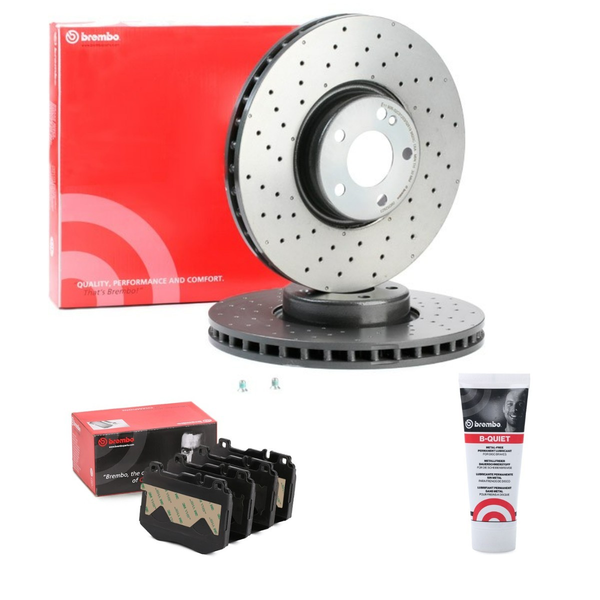 BREMBO BRB3405N0155: Pidurikomplekt, ketaspidur Ø: 342mm, augustatud/sise, kaheosaline piduriketas, Terasest pidurikettakamber