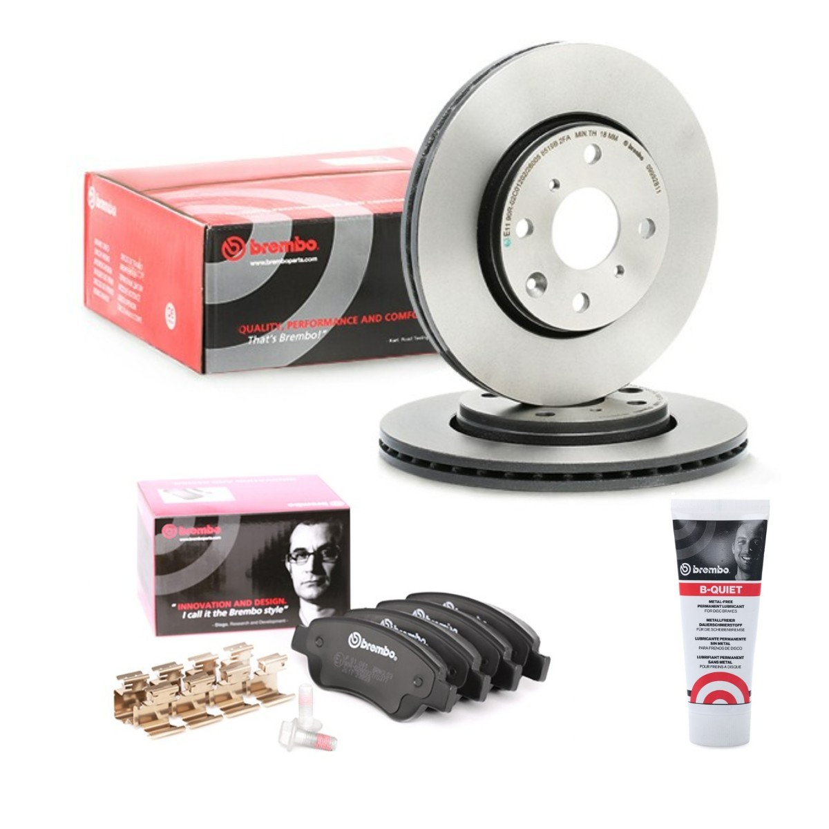 BREMBO BRB3405N0157: Pidurikomplekt, ketaspidur Ø: 247mm, sisemine õhutus