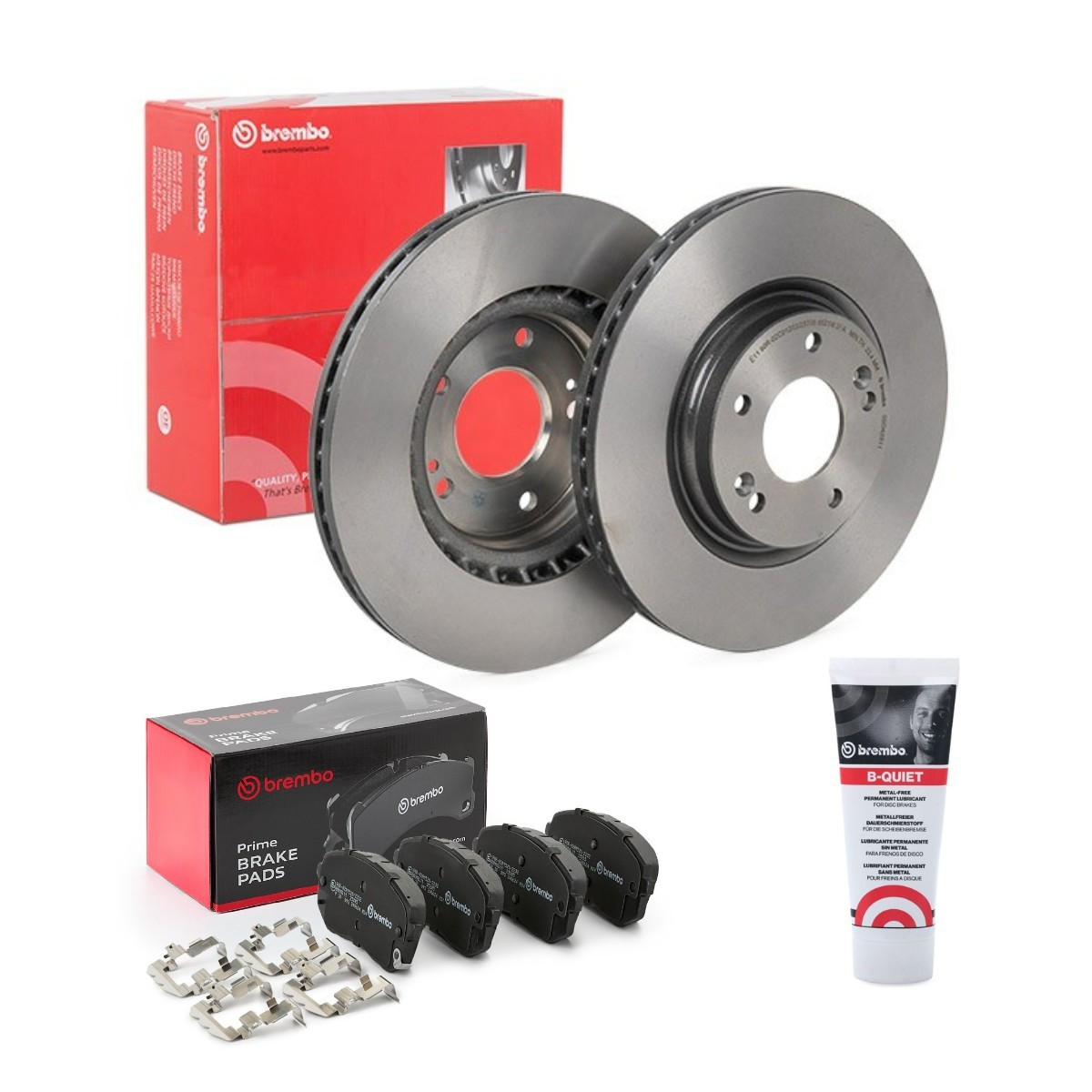 BREMBO BRB3405N0188: Pidurikomplekt, ketaspidur Ø: 305mm, sisemine õhutus