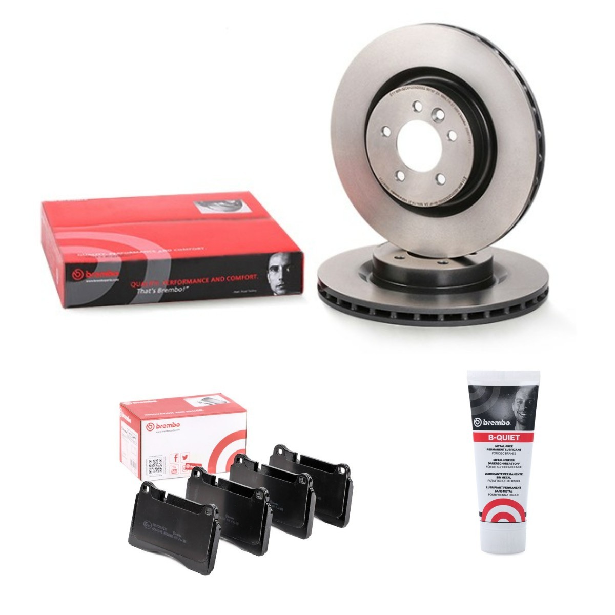 BREMBO BRB3405N0190: Pidurikomplekt, ketaspidur Ø: 360mm, sisemine õhutus COATED DISC LINE