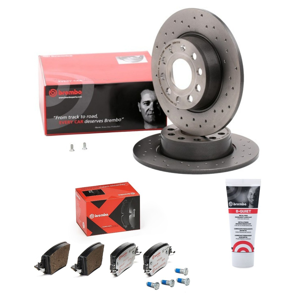 BREMBO BRB3405N0202: Pidurikomplekt, ketaspidur Ø: 272mm, täis, perforeeritud XTRA LINE