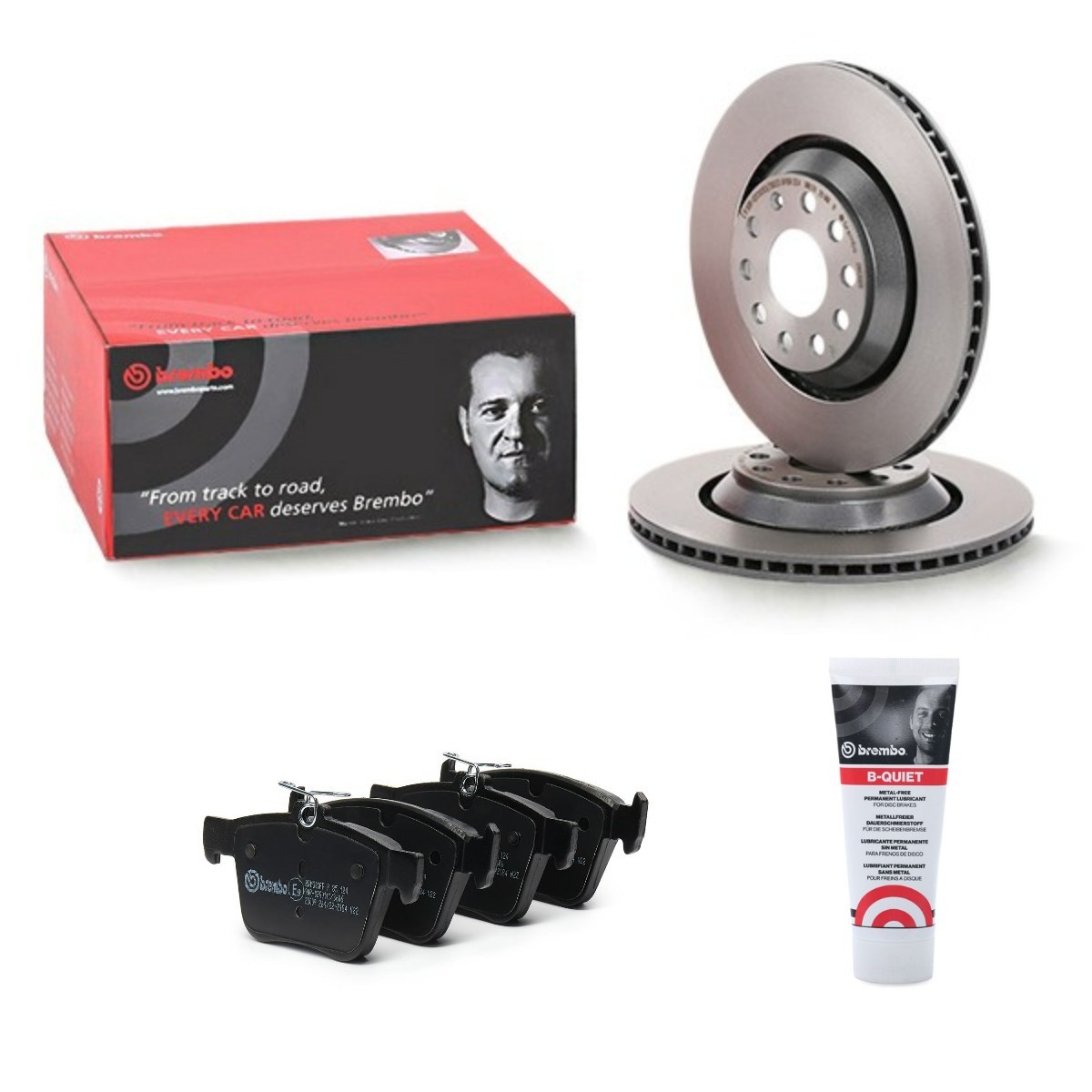 BREMBO BRB3405N0203: Pidurikomplekt, ketaspidur Ø: 310mm, sisemine õhutus COATED DISC LINE