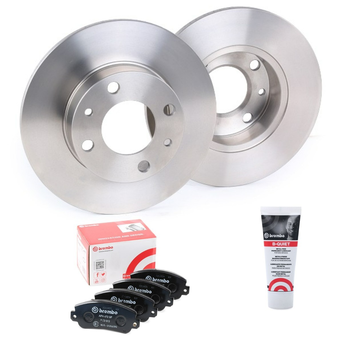 BREMBO BRB3405N0206: Pidurikomplekt, ketaspidur Ø: 227mm, täis