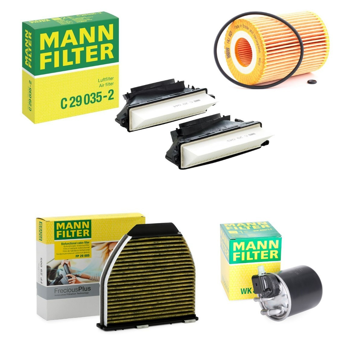 MANN-FILTER MNF4055N0014: Filtrs-Komplekts
