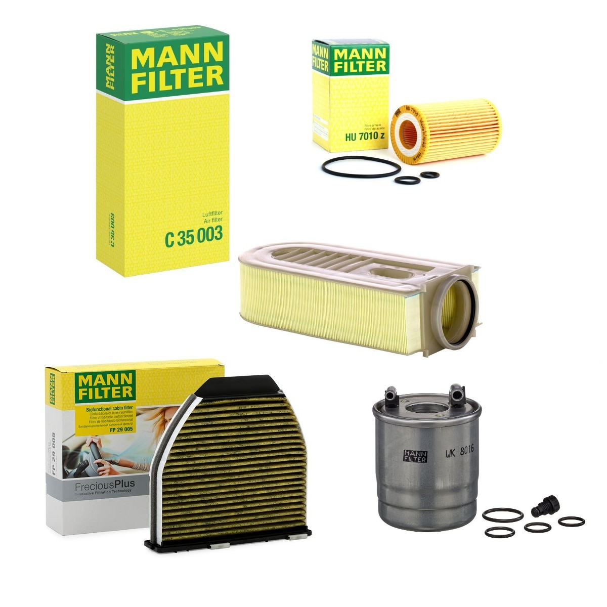MANN-FILTER MNF4055N0024: Filterset