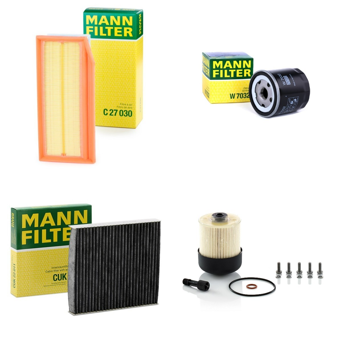 MANN-FILTER MNF4055N0091: Filtrs-Komplekts