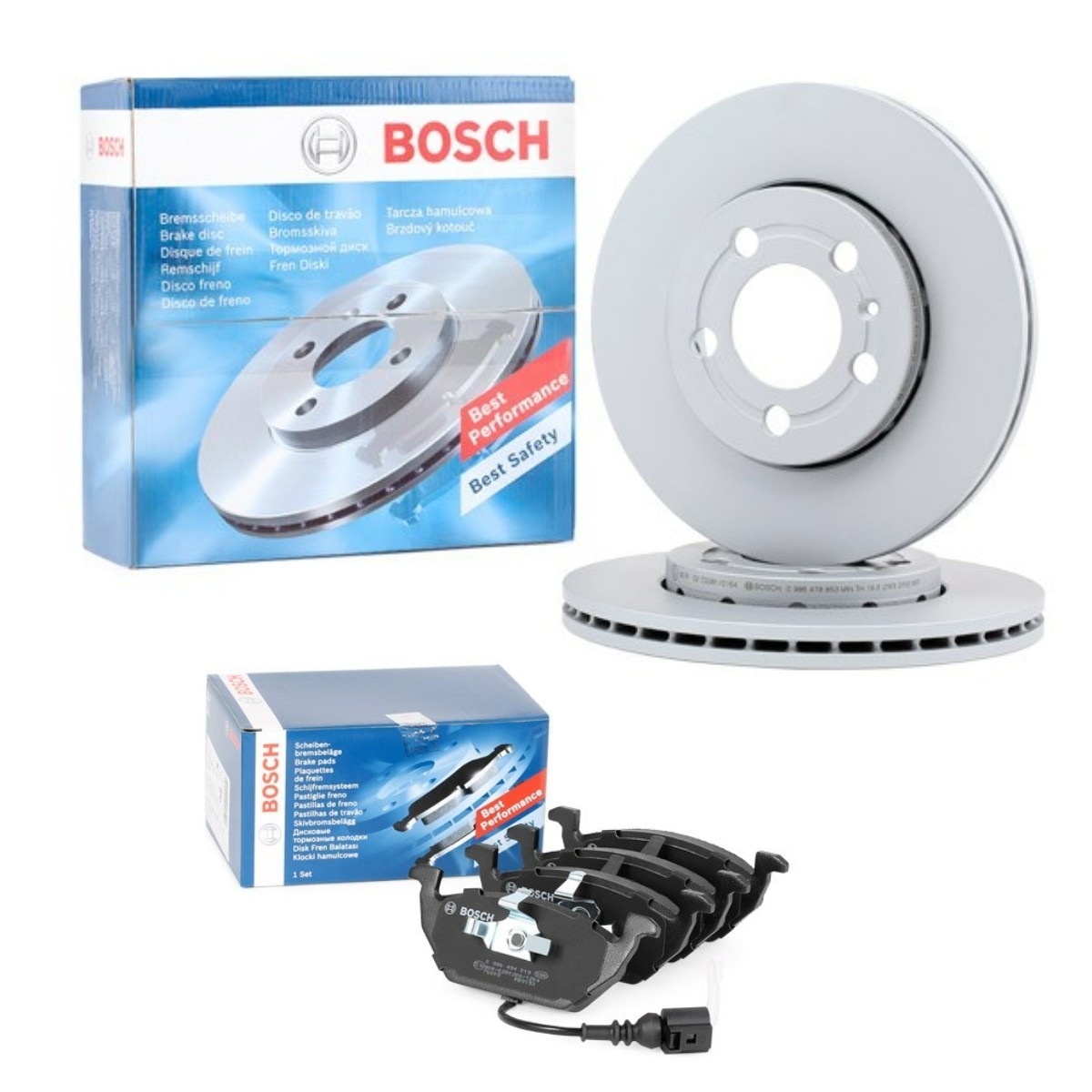 BOSCH BSH3405N0002: Stabdžių rinkinys, diskiniai stabdžiai Ø: 256mm, ventiliuojama