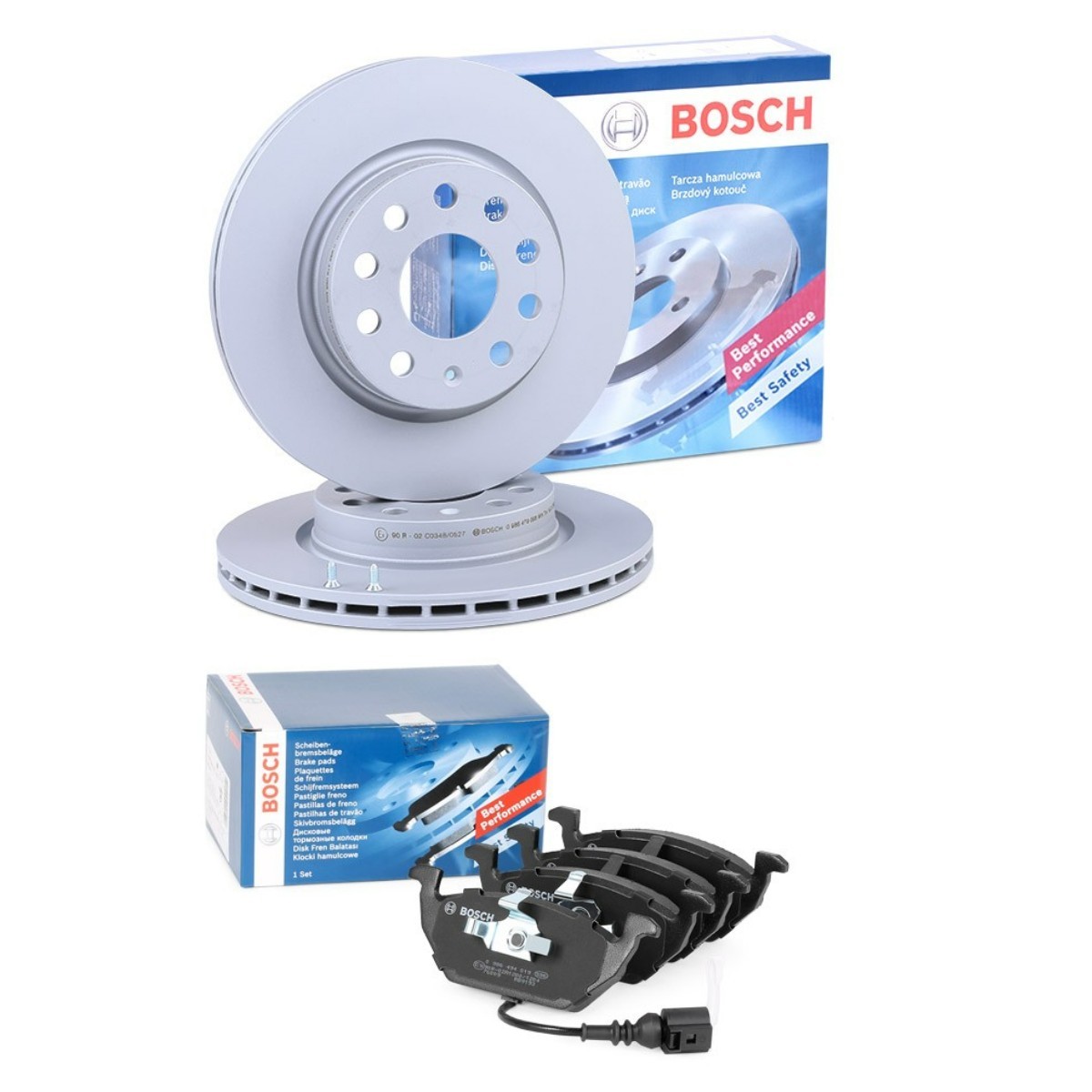 BOSCH BSH3405N0003: Bromssats, skivbroms Ø: 279,8mm, ventilerad, ventilerad invändigt
