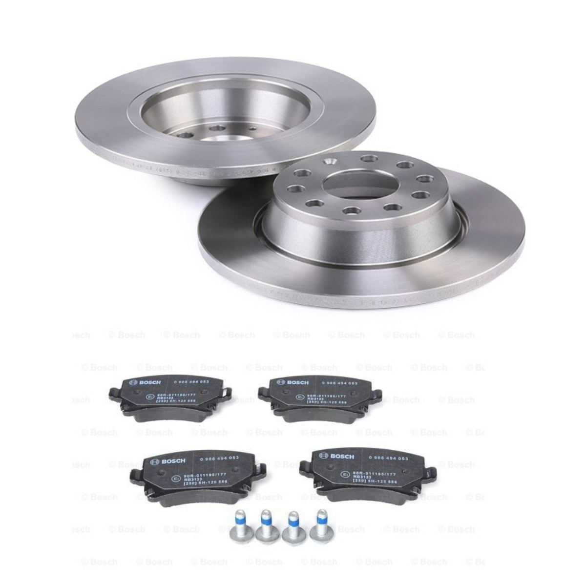 BOSCH BSH3405N0036: Kit de discos de freno y pastillas Ø: 282mm, macizo