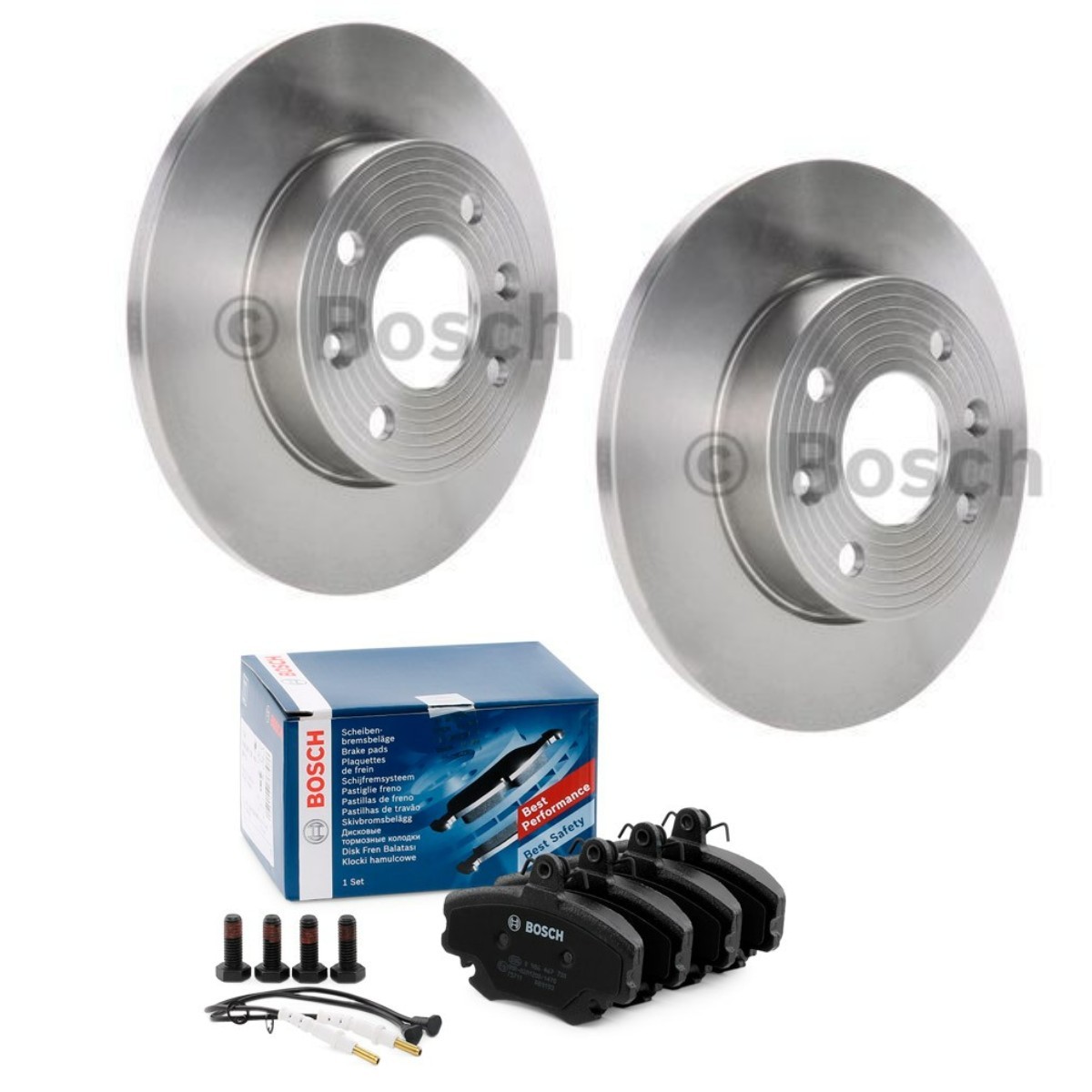 BOSCH BSH3405N0037: Souprava brzd, koutocova brzda R: 237,8mm, plný