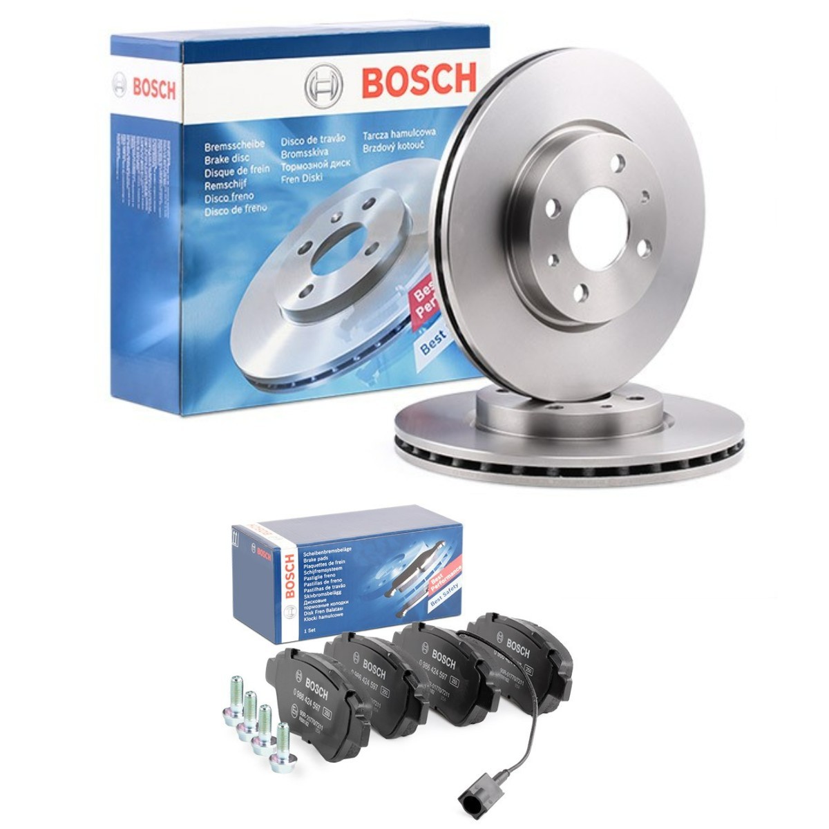 BOSCH BSH3405N0041: Pidurikomplekt, ketaspidur Ø: 257,2mm, õhutusega, sisemine õhutus