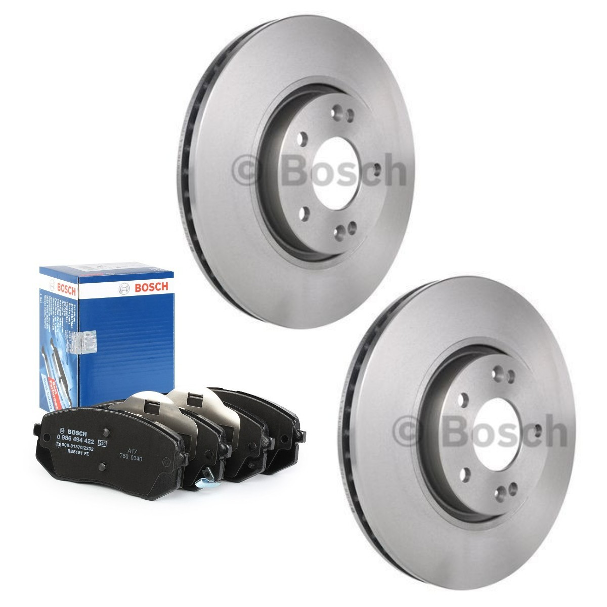 BOSCH BSH3405N0052: Pidurikomplekt, ketaspidur Ø: 300mm, õhutusega