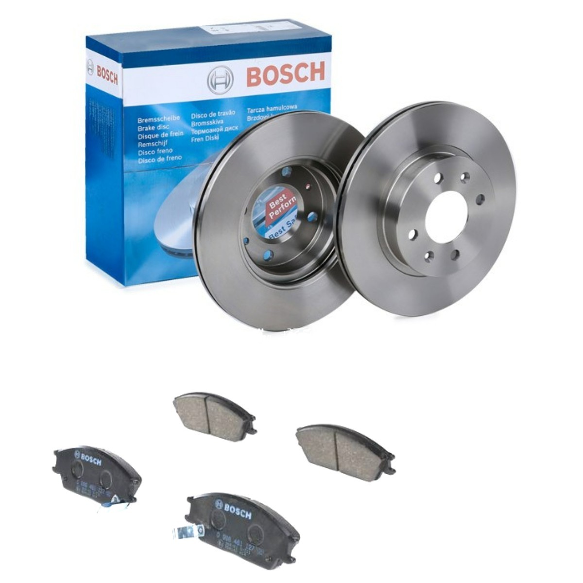 BOSCH BSH3405N0092: Bremseskiver og klodser Ø: 256mm, ventileret
