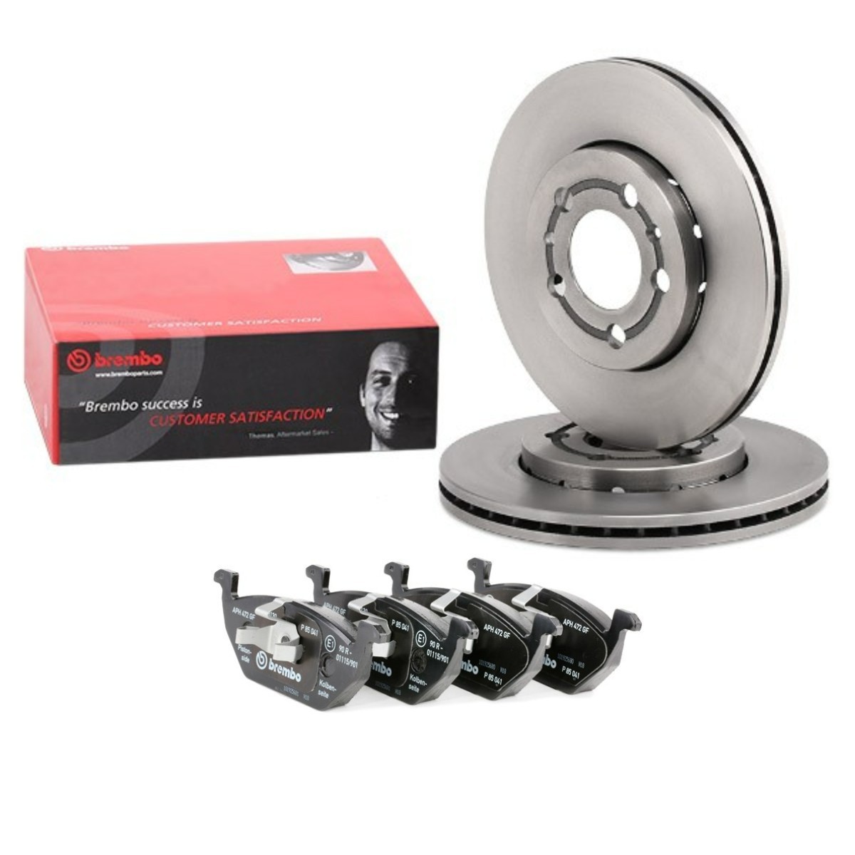 BREMBO BRB3405N0238: Pidurikomplekt, ketaspidur Ø: 256mm, sisemine õhutus Low-Met