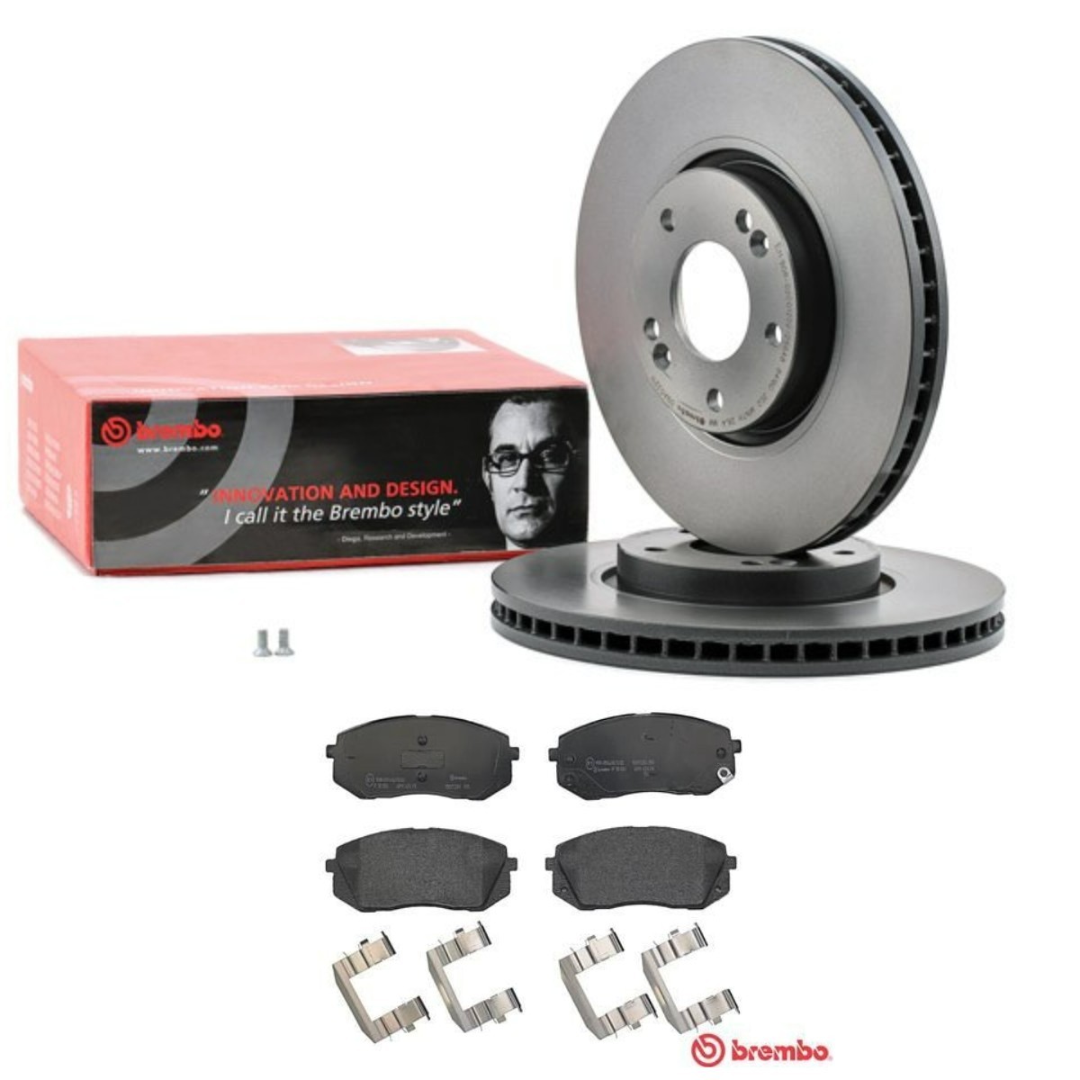 BREMBO BRB3405N0269: Pidurikomplekt, ketaspidur Ø: 300mm, sisemine õhutus COATED DISC LINE