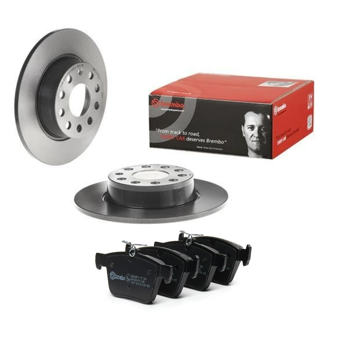 BREMBO BRB3405N0500: Pidurikomplekt, ketaspidur Ø: 272mm, täis COATED DISC LINE