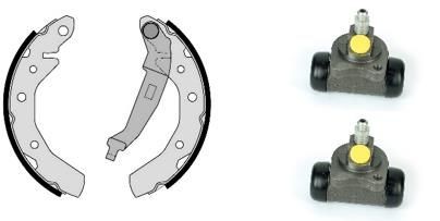 BREMBO H 15 001: Zestaw szczęk hamulcowych STANDARD KIT
