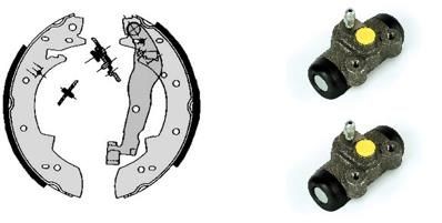 BREMBO H 61 019: Zestaw szczęk hamulcowych STANDARD KIT