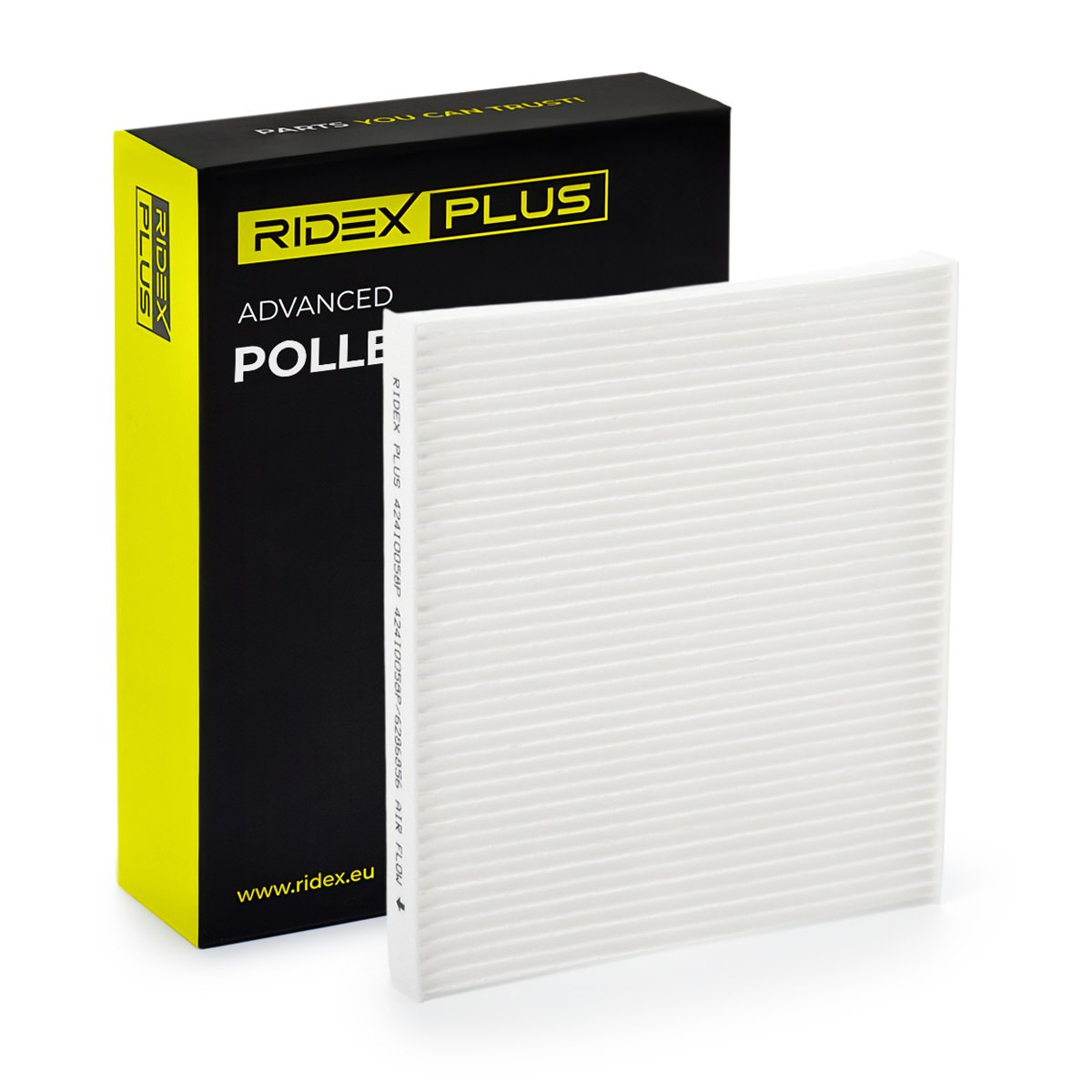 RIDEX PLUS 424I0058P: Filtrs, Salona telpas gaiss Daļiņu filtrs