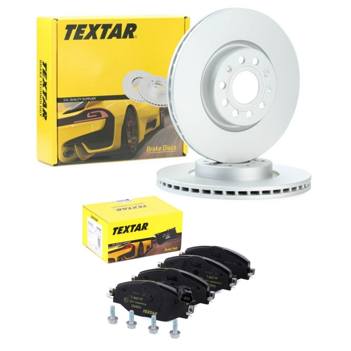 TEXTAR TXR3405N0003: Bremseskiver og klodser Ø: 312mm, indvendigt ventileret PRO+