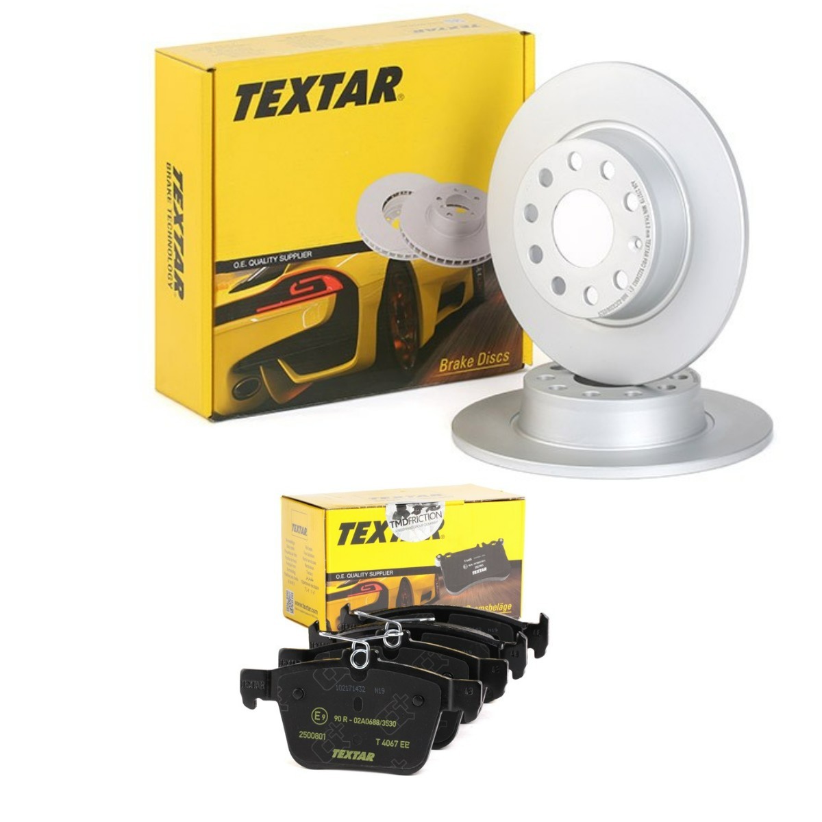 TEXTAR TXR3405N0014: Pidurikomplekt, ketaspidur Ø: 272mm, täis PRO