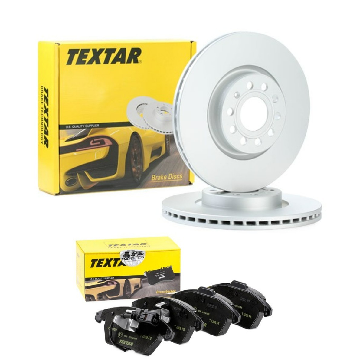 TEXTAR TXR3405N0016: Bremseskiver og klodser Ø: 312mm, indvendigt ventileret PRO+