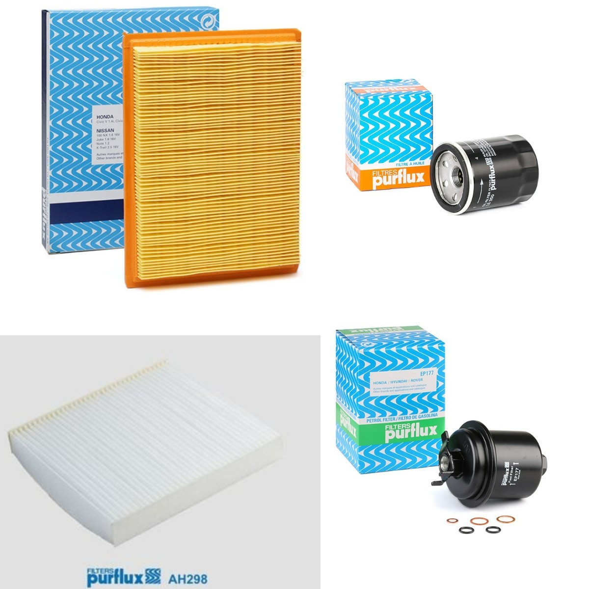 PURFLUX PFX4055N0080: Set filtre