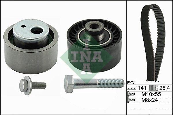 INA 530 0470 10: Tandremssæt Zähnezahl 1: 141, med skrue