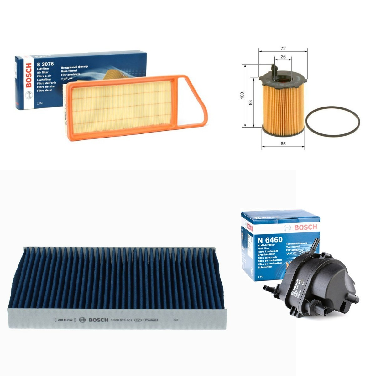 BOSCH BSH4055N0056 Filterset