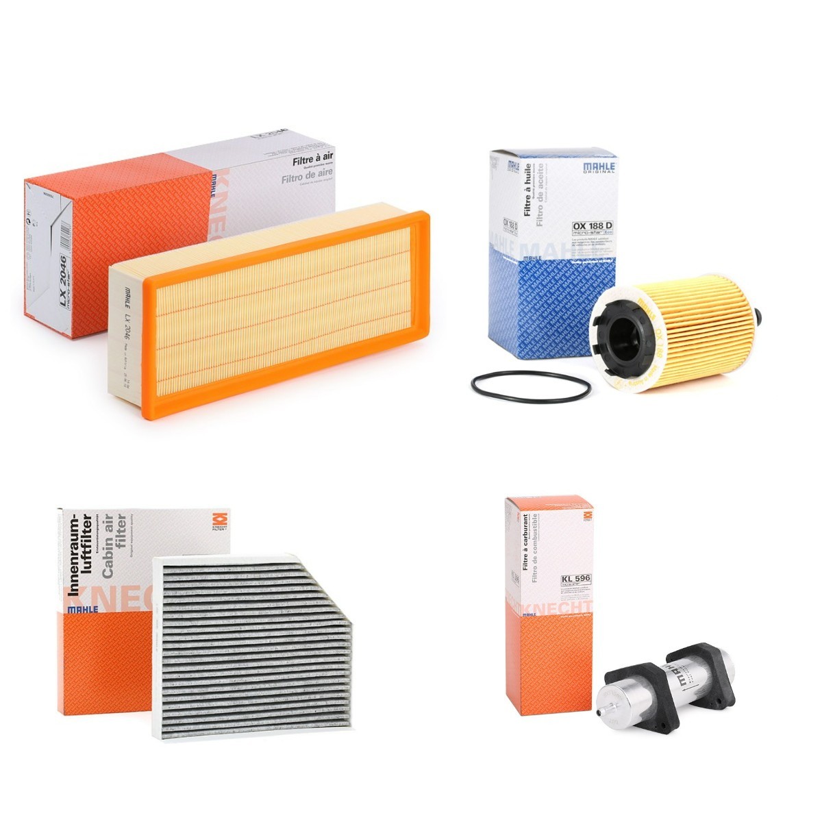 MAHLE ORIGINAL MHL4055N0015: Filter-komplekt