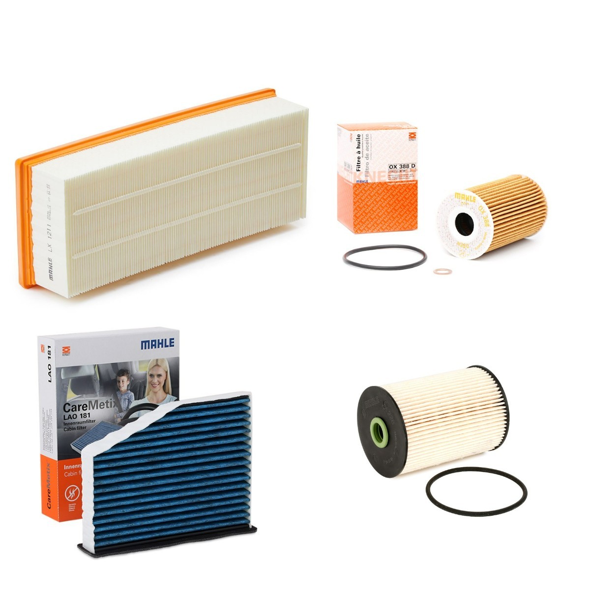MAHLE ORIGINAL MHL4055N0022: Filter-komplekt