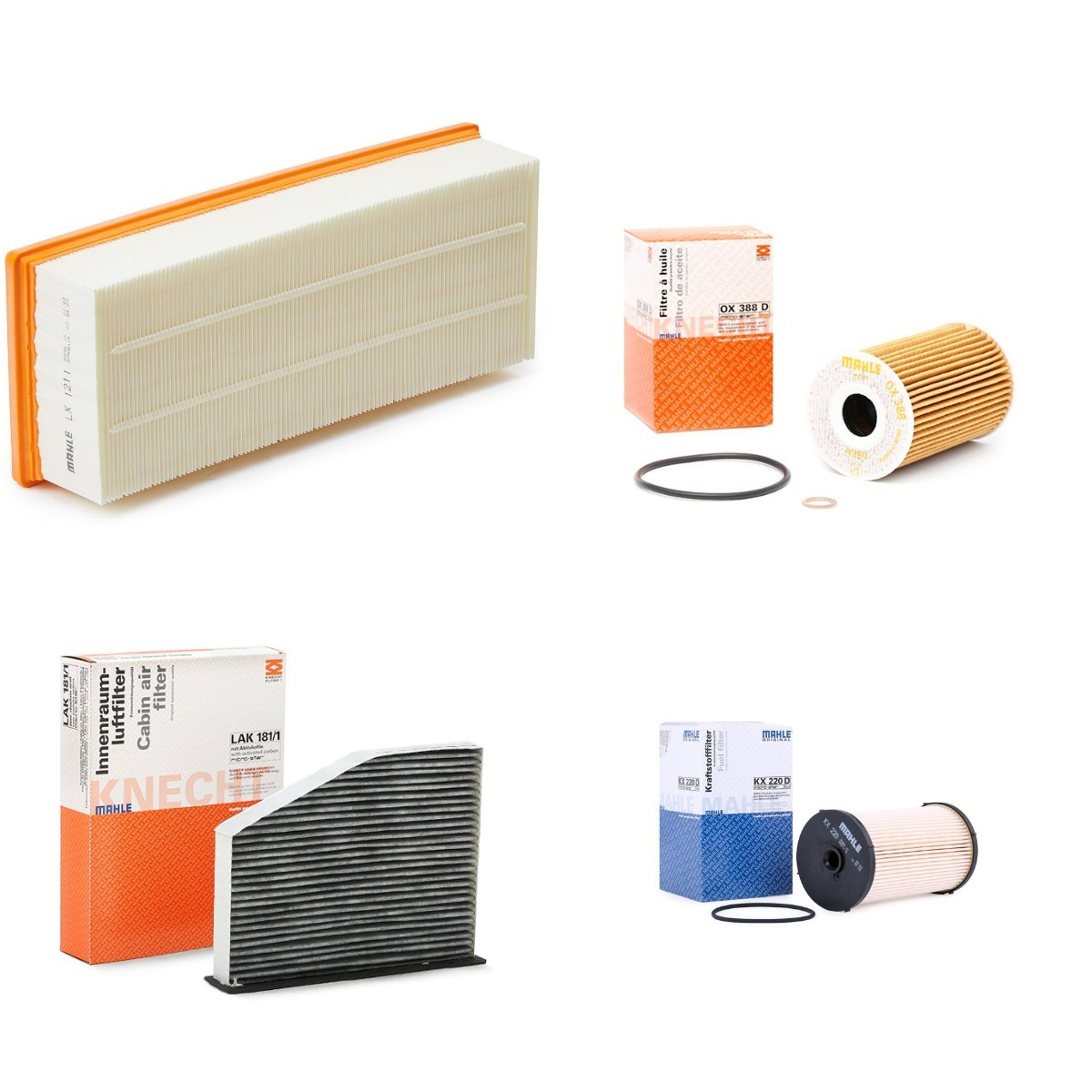 MAHLE ORIGINAL MHL4055N0032: Kit filtri
