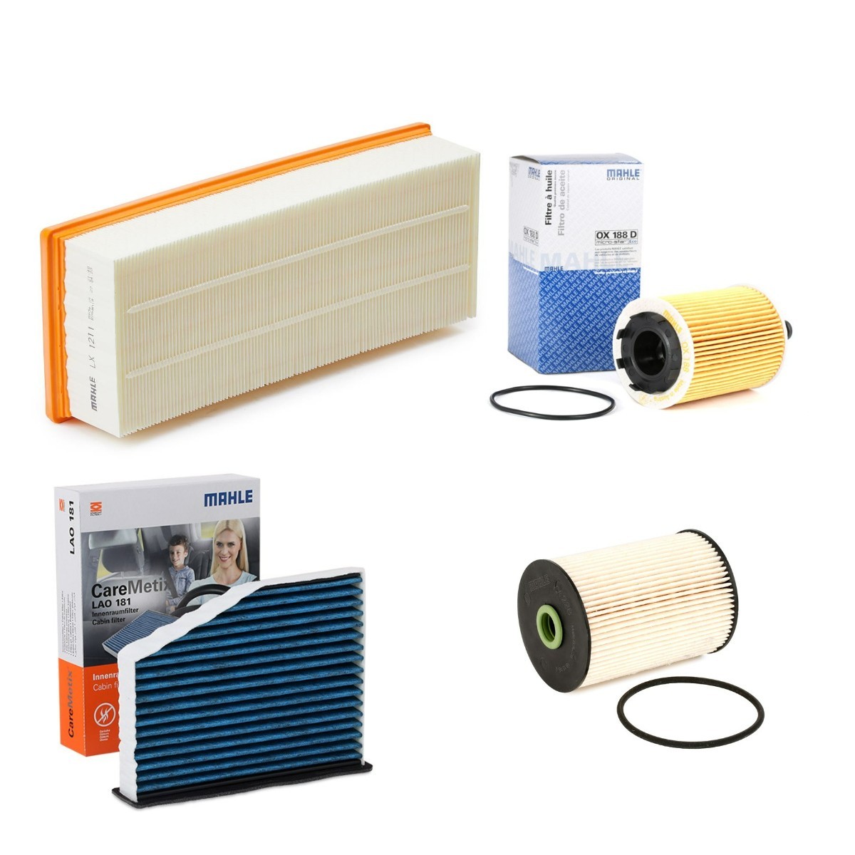 MAHLE ORIGINAL MHL4055N0039: Filter-komplekt