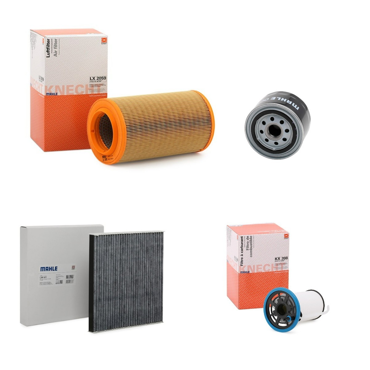 MAHLE ORIGINAL MHL4055N0047: Kit filtri