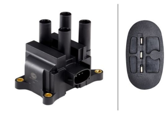 STARQ SQ122-07192: Tændspole 12V, 3-polet