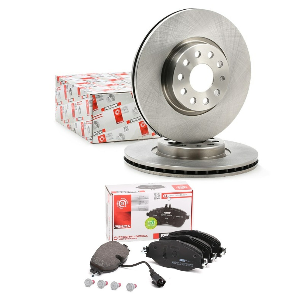FERODO FRD3405N0012: Pidurikomplekt, ketaspidur Ø: 312mm, õhutusega