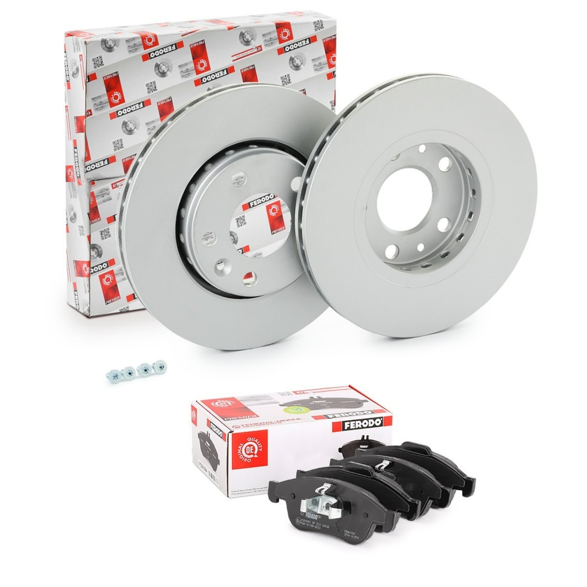 FERODO FRD3405N0017: Bremžu komplekts, Disku bremzes Ø: 280mm, ventilējams