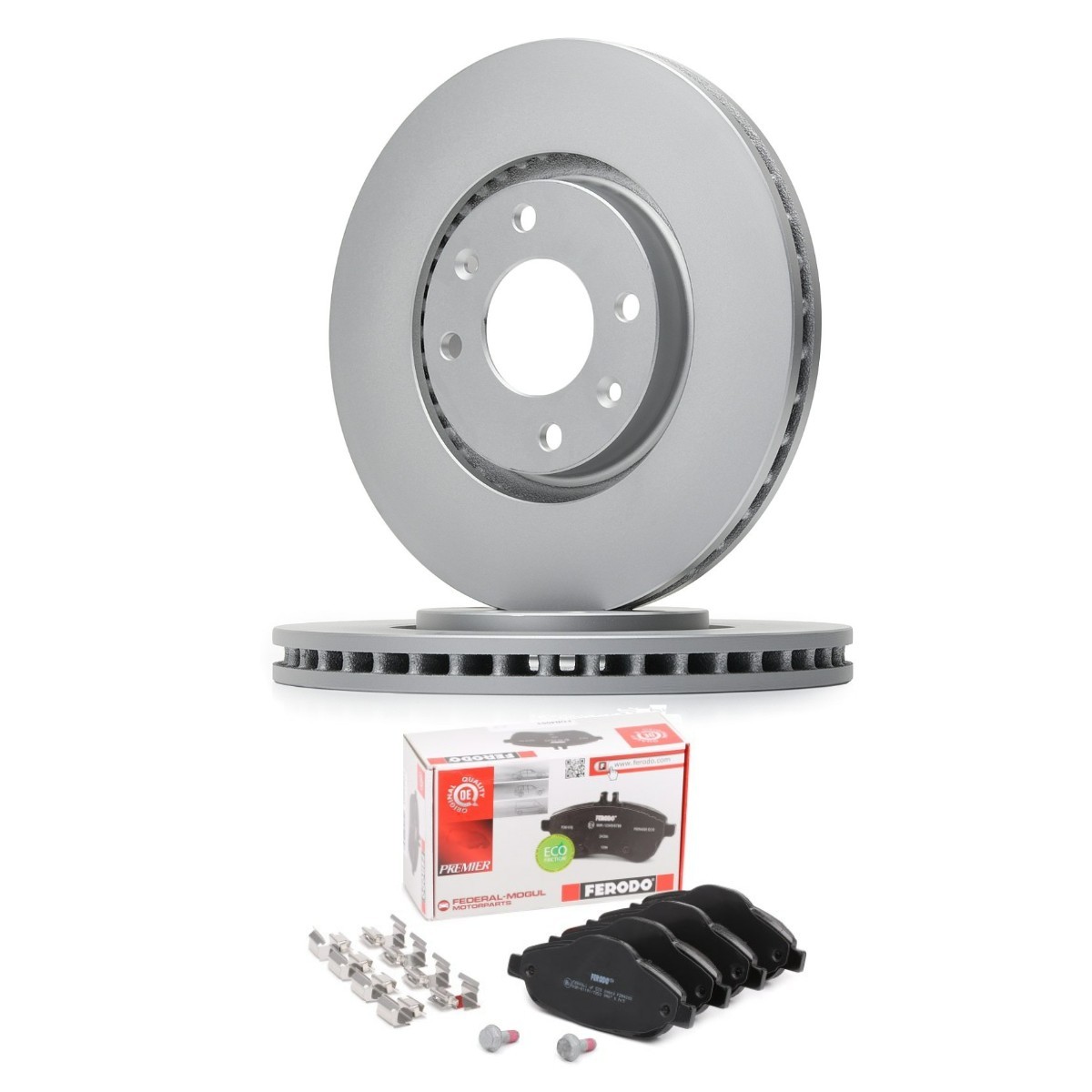 FERODO FRD3405N0050: Pidurikomplekt, ketaspidur Ø: 283mm, õhutusega