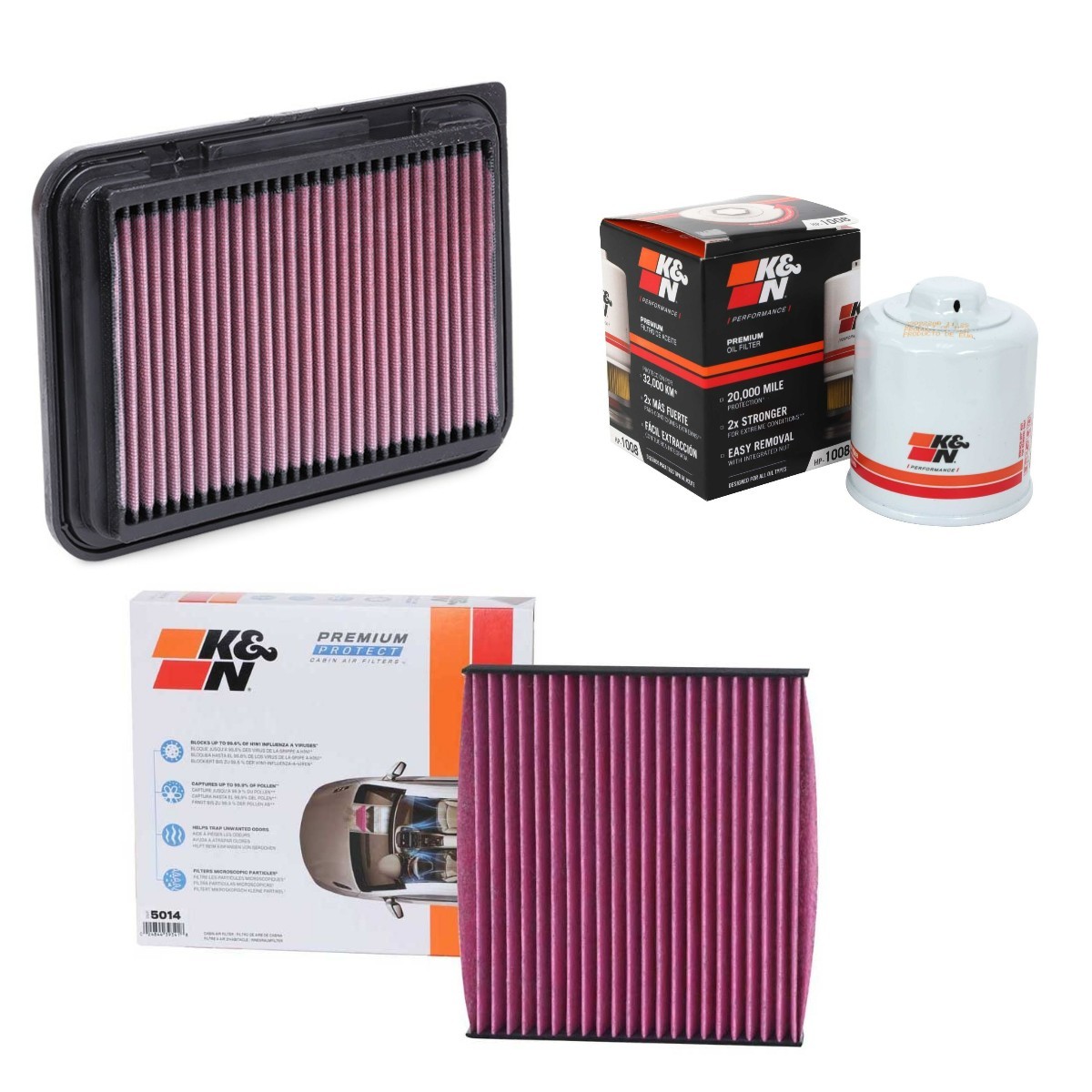 K&N Filters KNF4055N0001: Filtrs-Komplekts